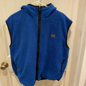 Nautica Fleece Reversible Hooded Vest women’s‎ XL